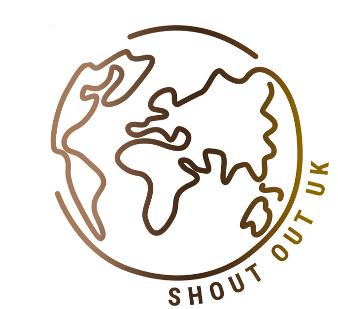 Shout Out UK World Logo