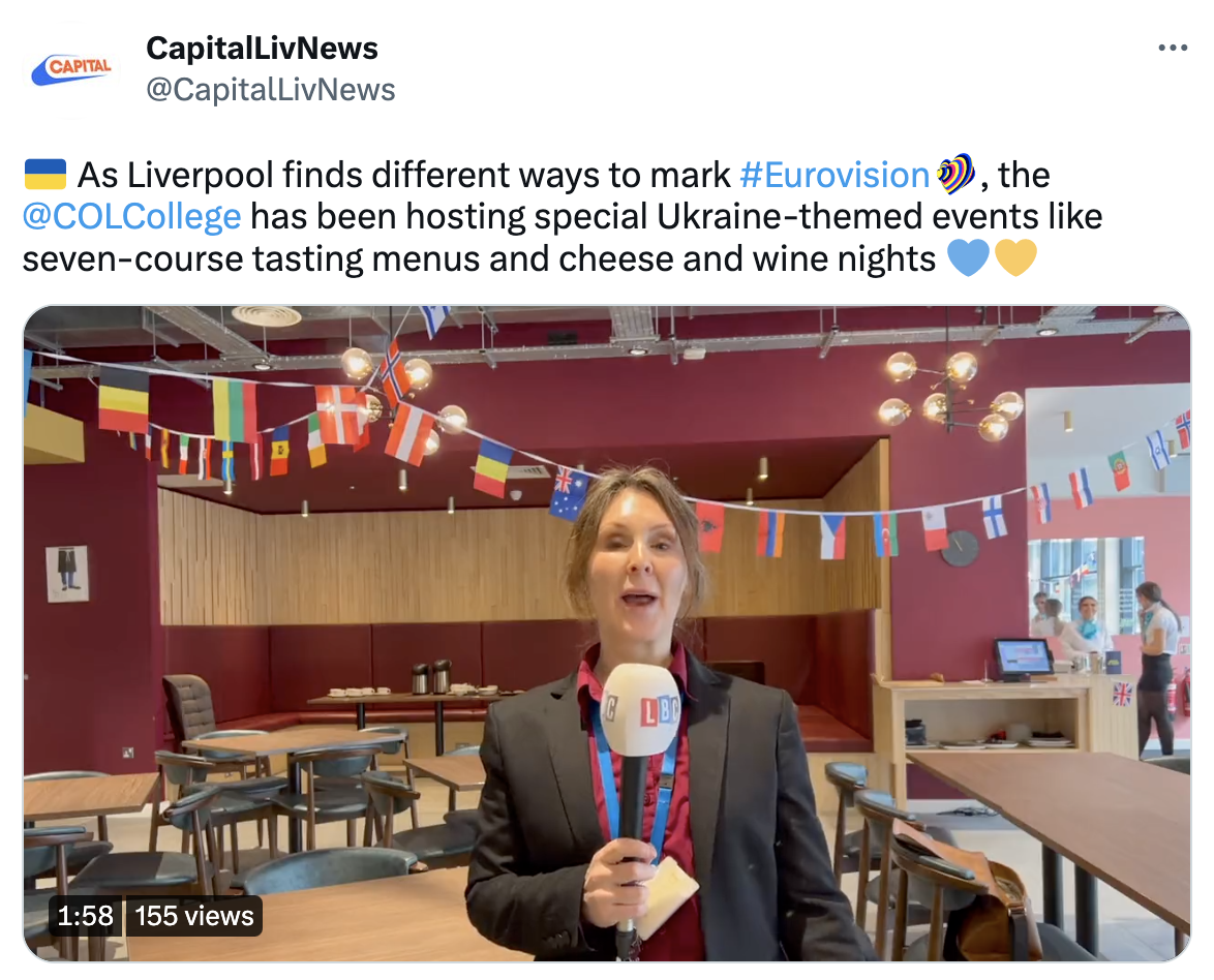 Capital Liverpool talk about City of Liverpool College hosting a Ukraine-themed event.